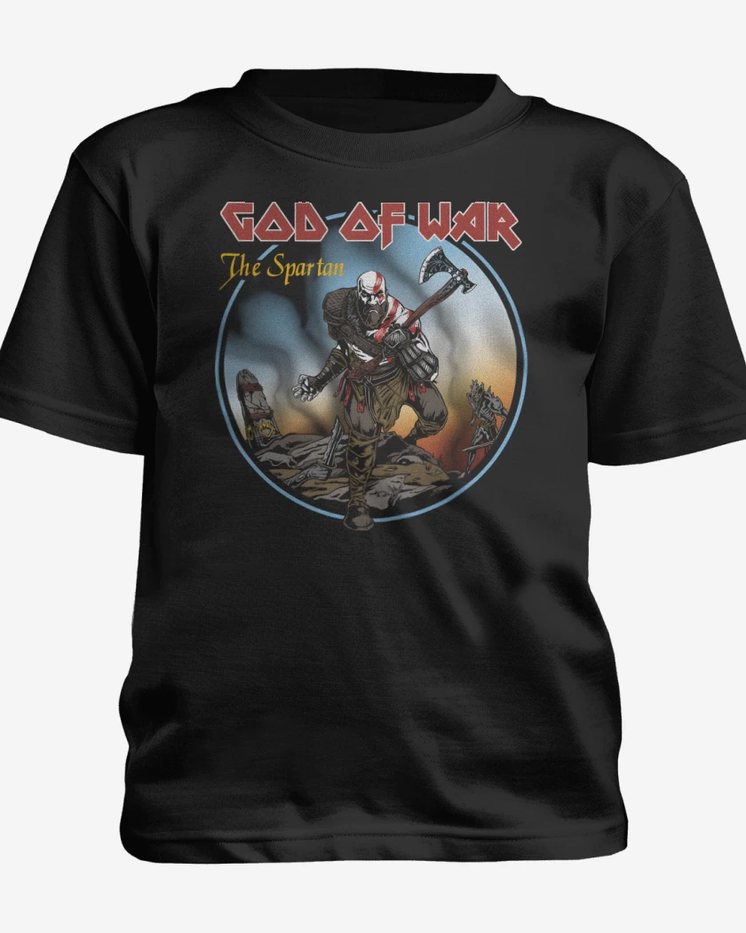 Polera de niño Negro de The Spartan