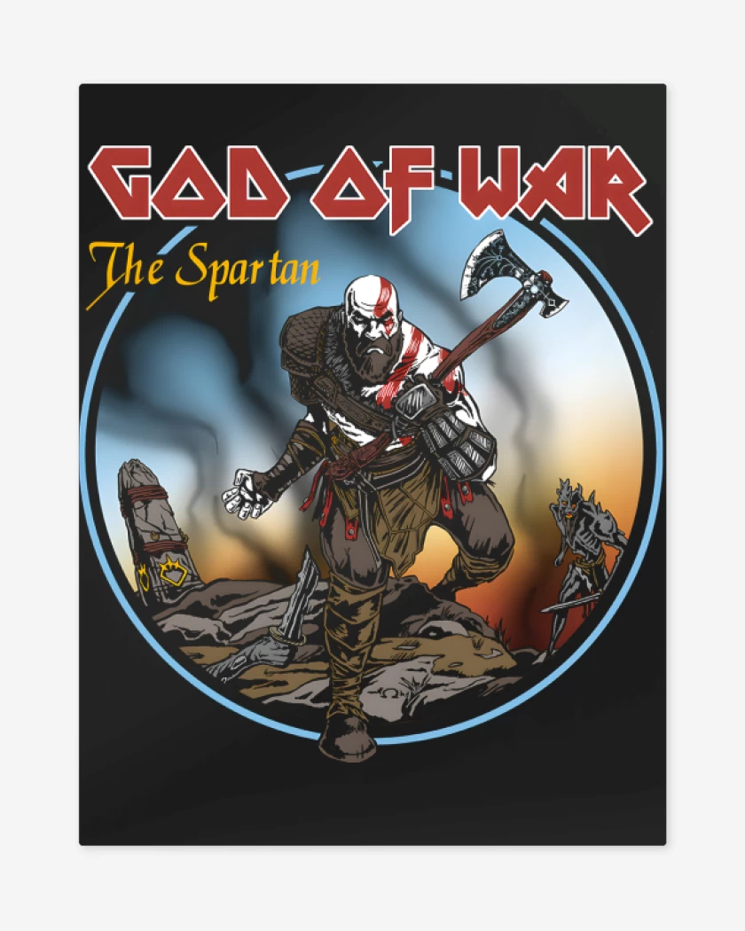 Print metalico Negro de The Spartan