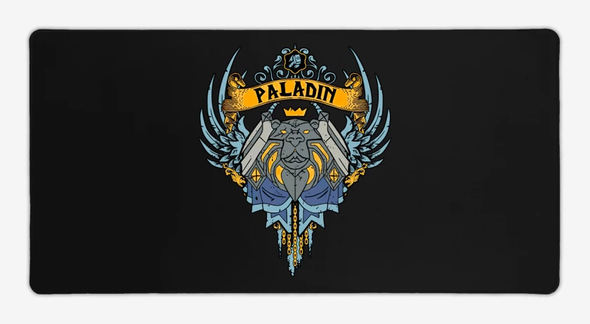 Mouse pad Gamer Negro de Paladin