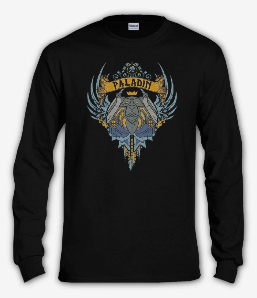Polera manga larga Negro de Paladin