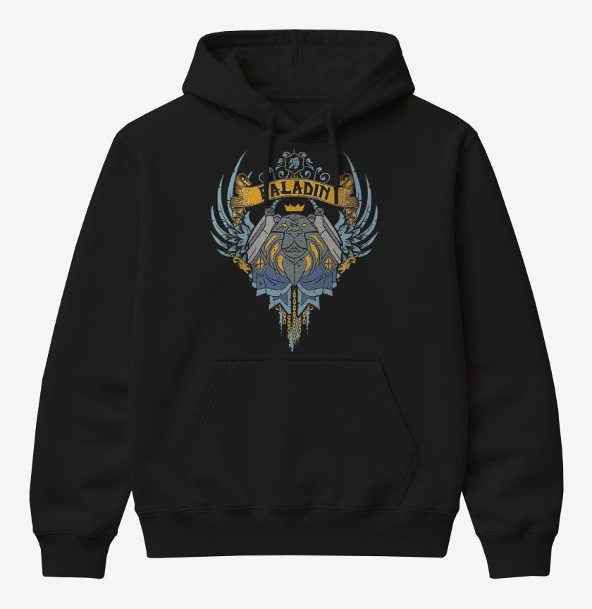 Poleron Canguro básico Negro de Paladin