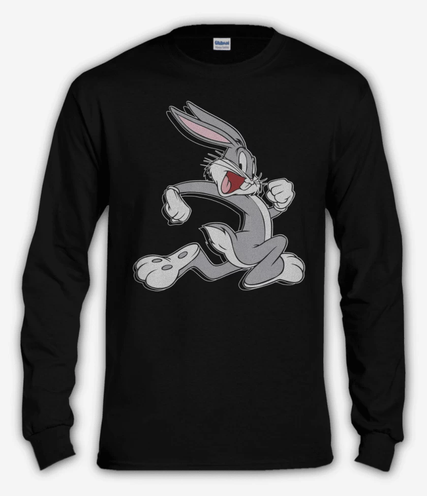 Polera manga larga Negro de Bugs Bunny
