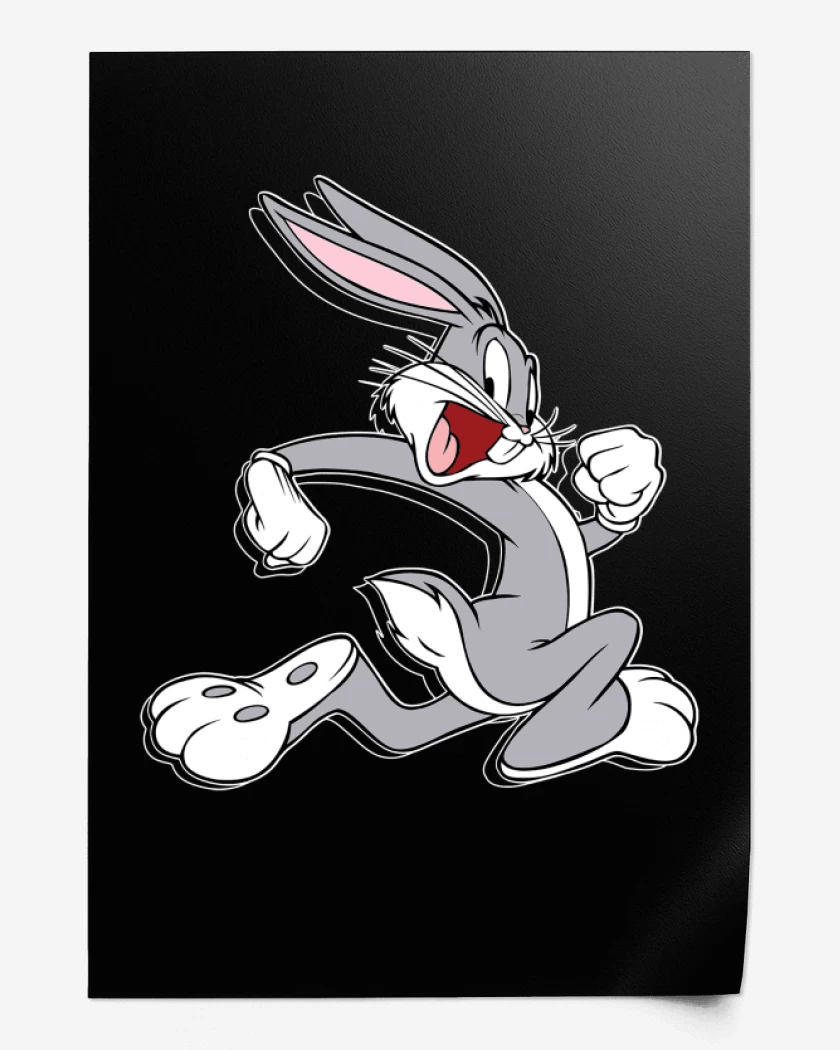 Print Bugs Bunny