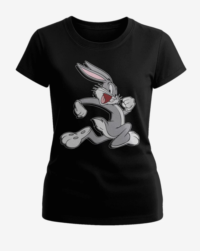 Polera de Mujer Negro de Bugs Bunny