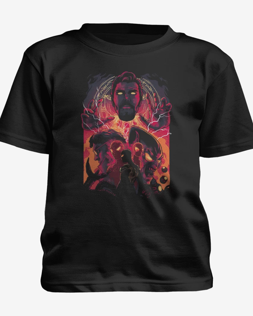 Polera de niño Negro de Multiverse