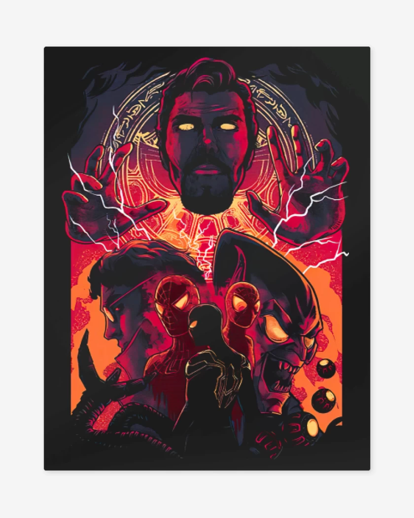 Print metalico Negro de Multiverse