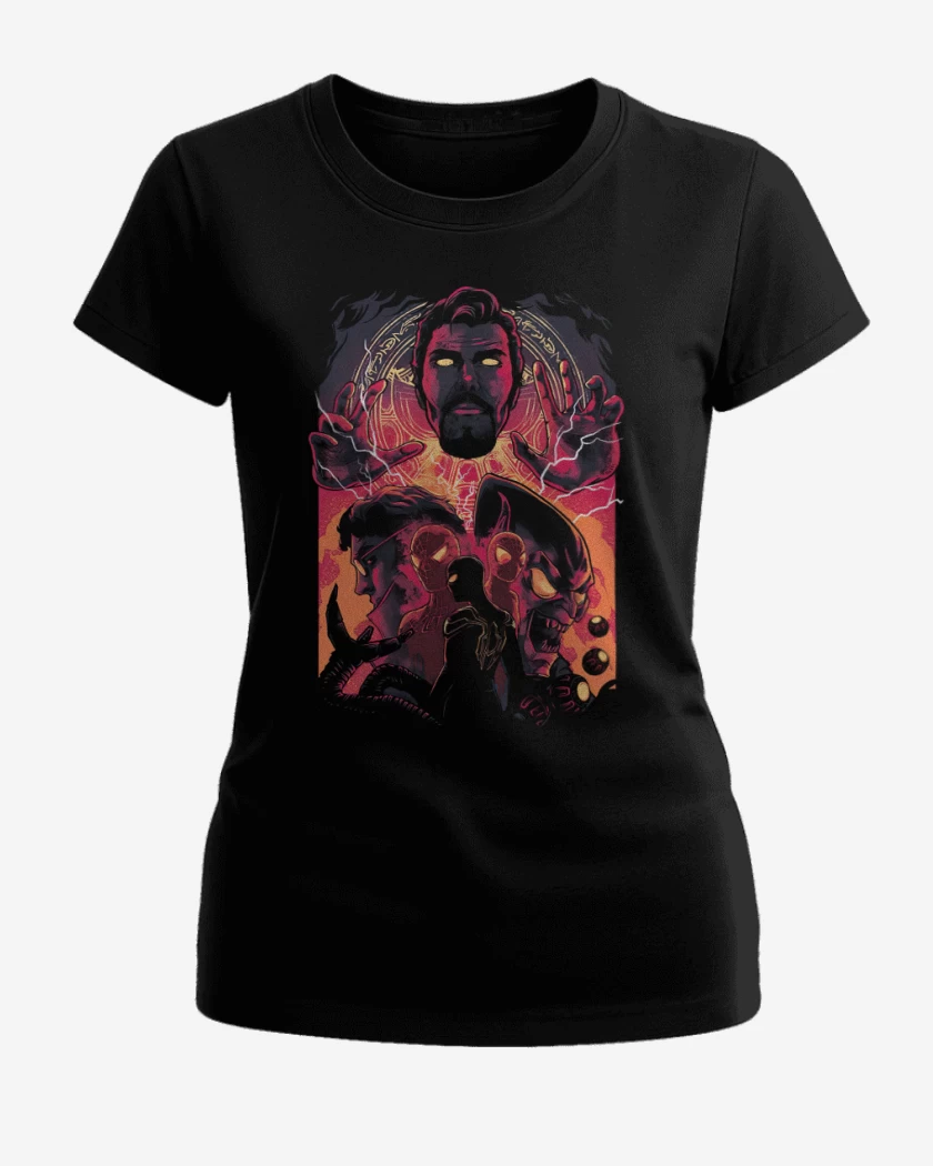 Polera de Mujer Negro de Multiverse