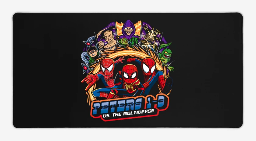 Mouse pad Gamer Negro de Peters multiverse
