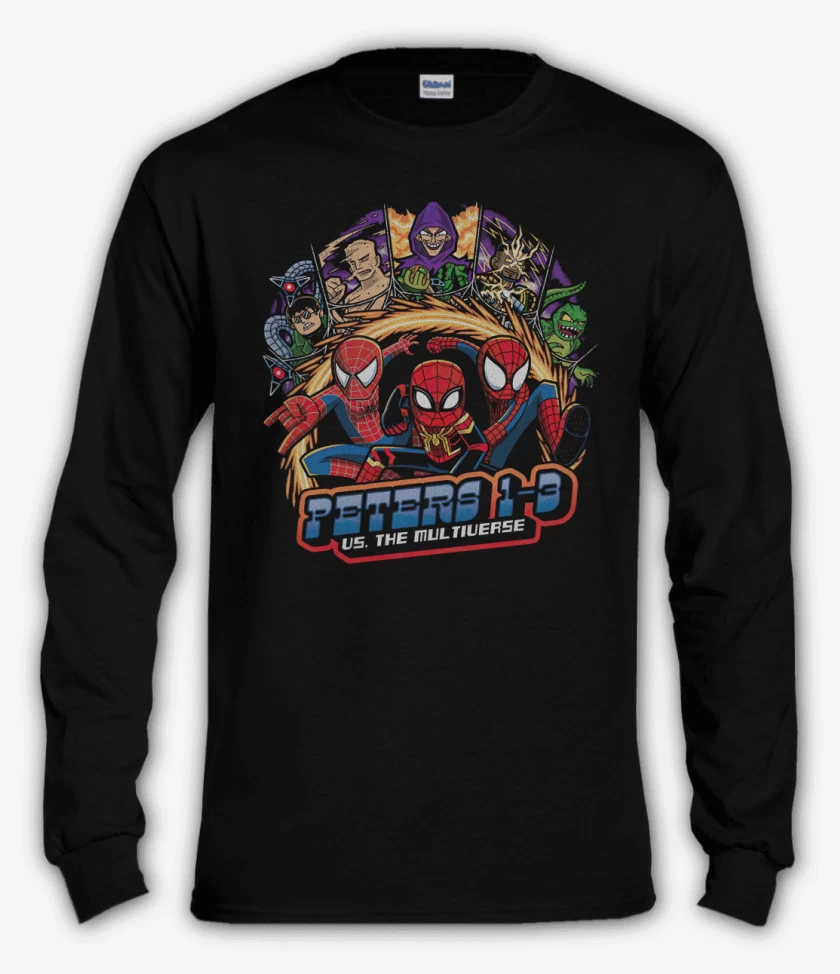 Polera manga larga Negro de Peters multiverse