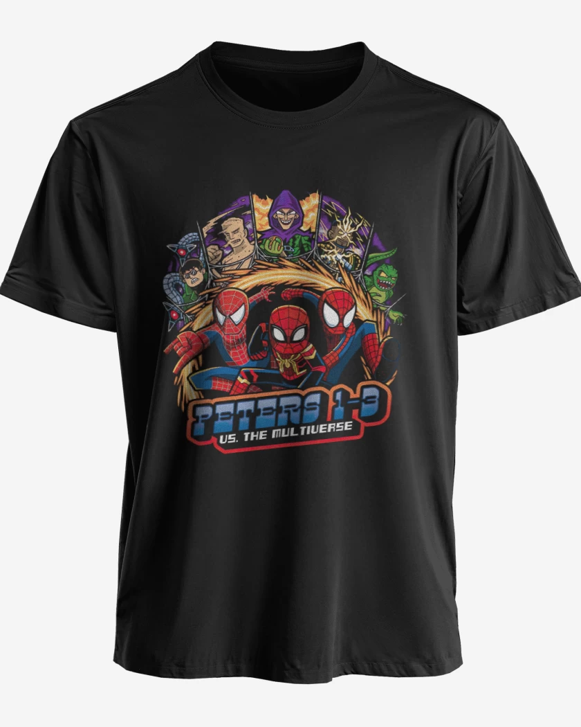 Polera premium Negro de Peters multiverse