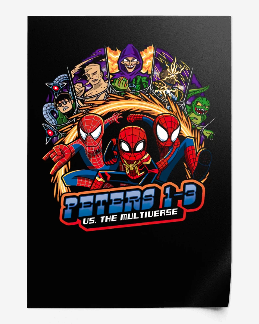 Print Negro de Peters multiverse