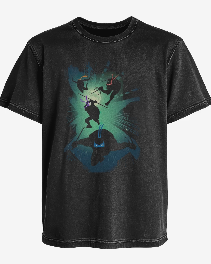 Polera desgastada Las Tortugas Ninja