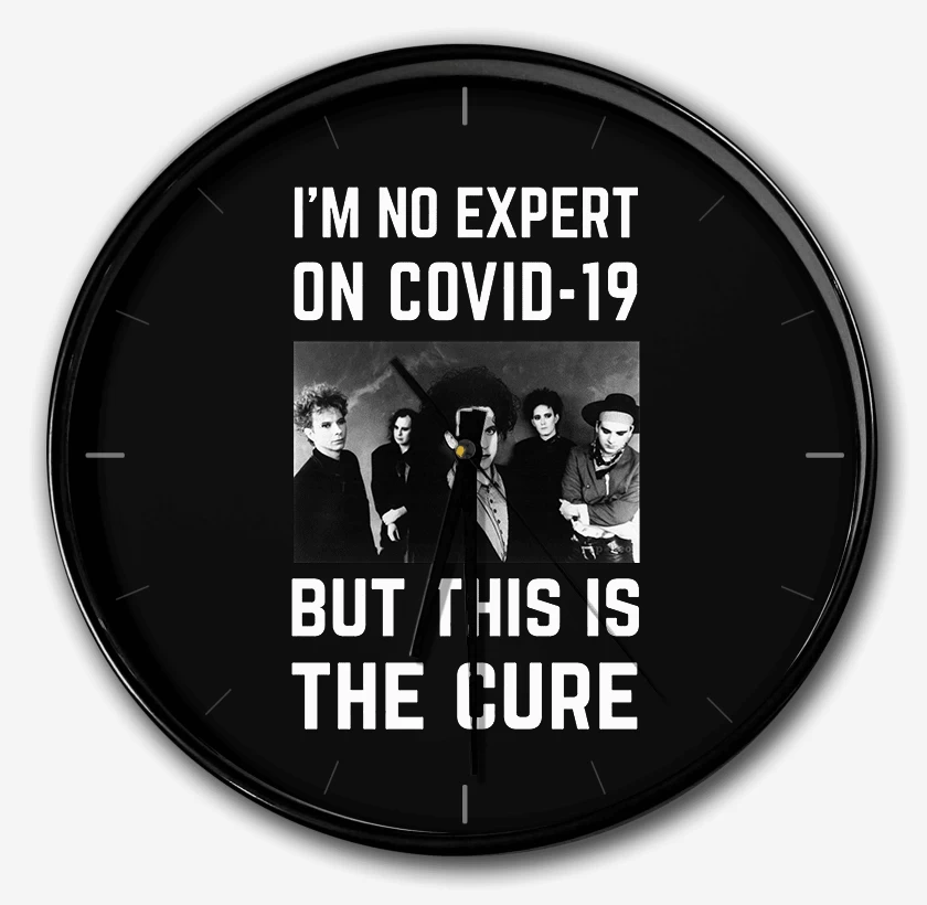 Reloj Negro de The cure covid
