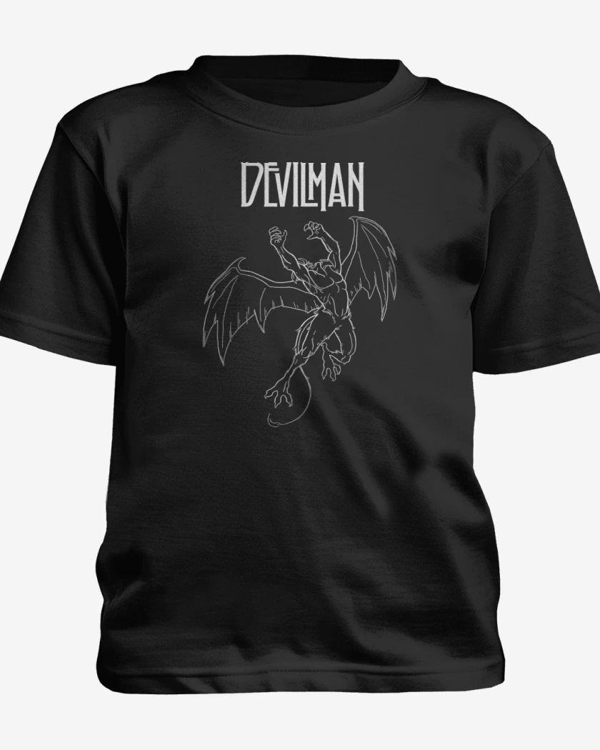 Polera de niño Negro de Led Devilman