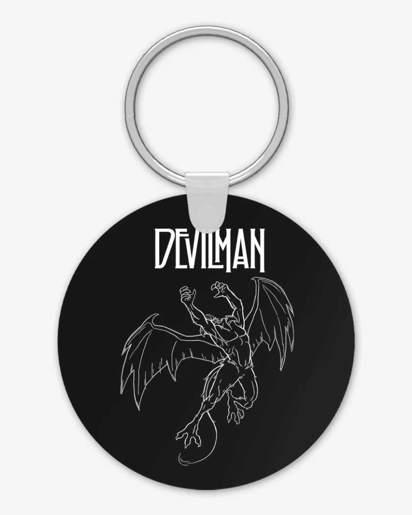 Llavero Negro de Led Devilman