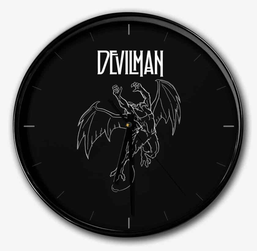 Reloj Negro de Led Devilman