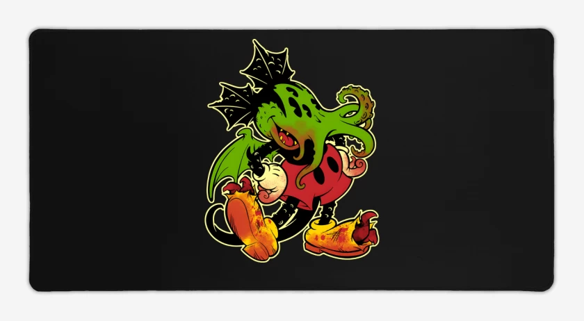 Mouse pad Gamer Negro de Mickthulhu Mouse