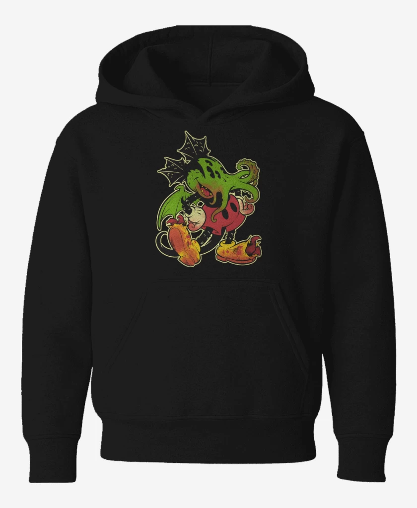 Poleron de niño Negro de Mickthulhu Mouse