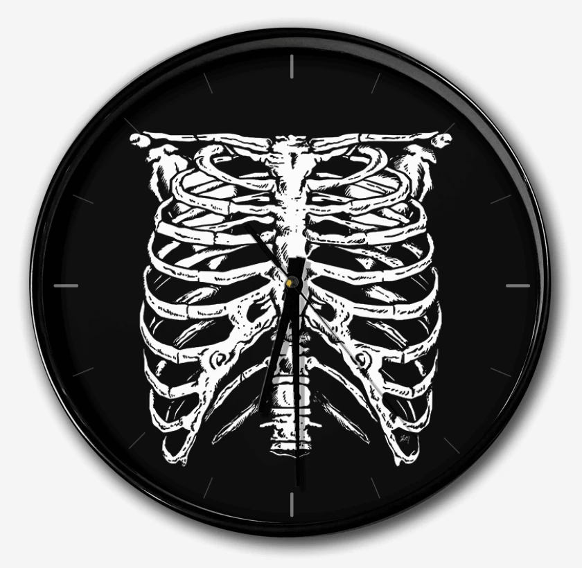 Reloj Negro de Costillitas