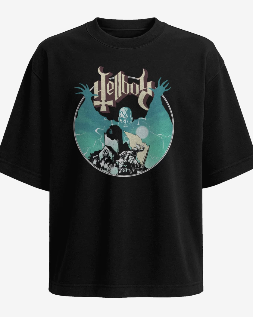 Polera Oversize Ghost Hellboy