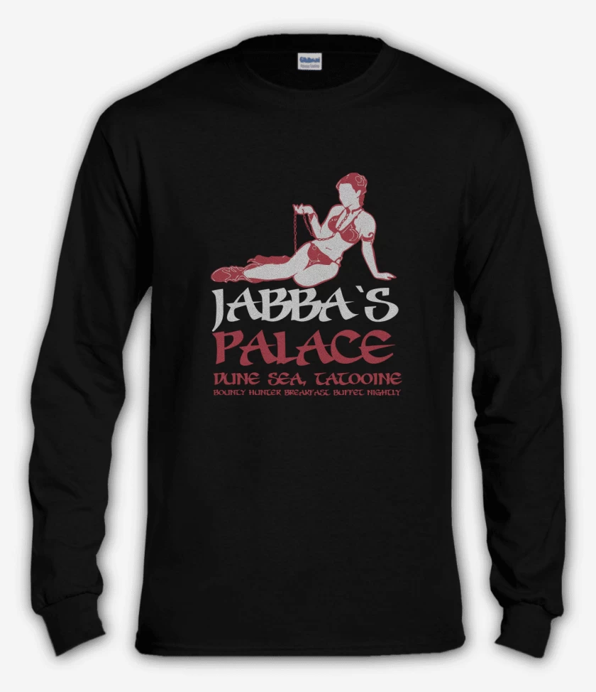 Polera manga larga Negro de Jabbas Palace