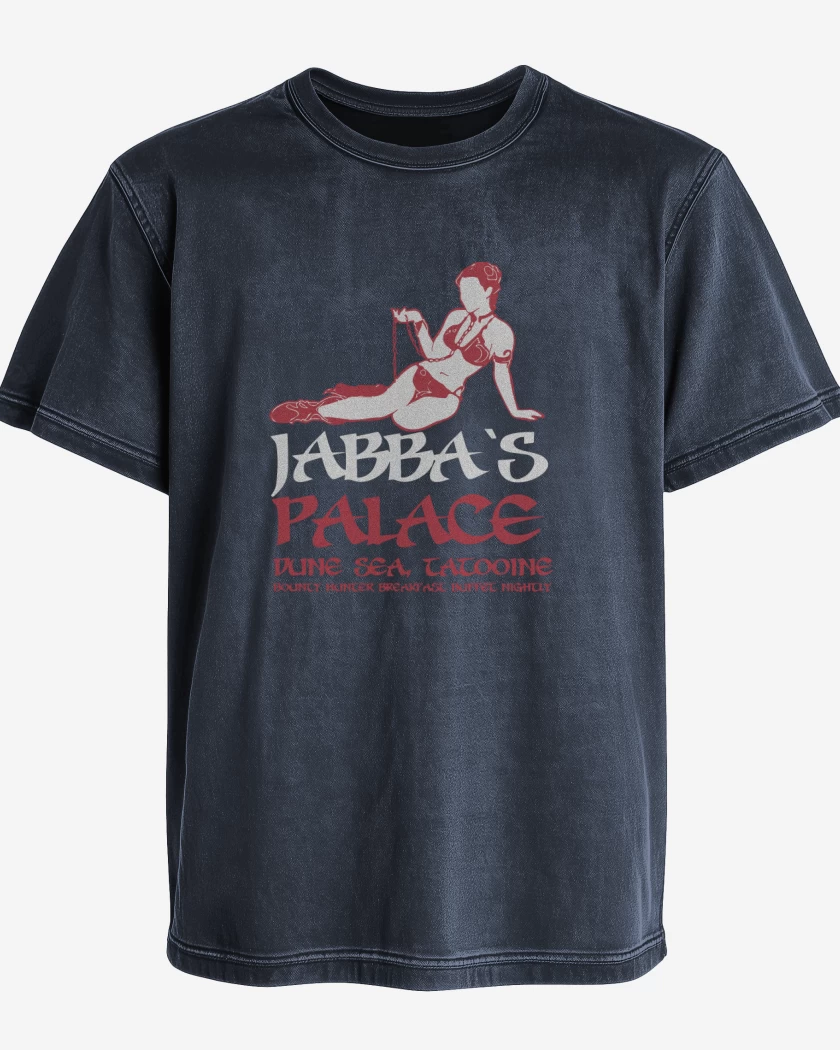 Polera desgastada Azul Marino de Jabbas Palace