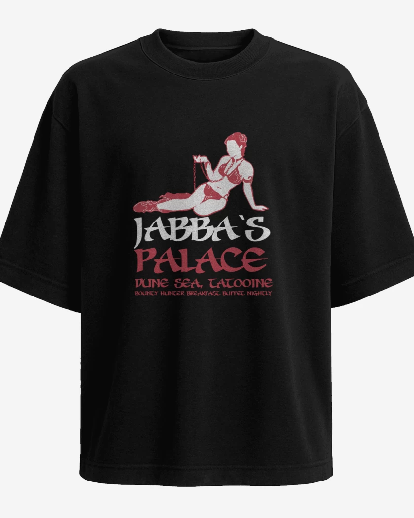 Polera Oversize Negro de Jabbas Palace