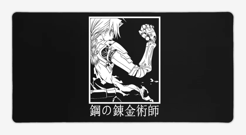 Mouse pad Gamer Negro de FMA BW