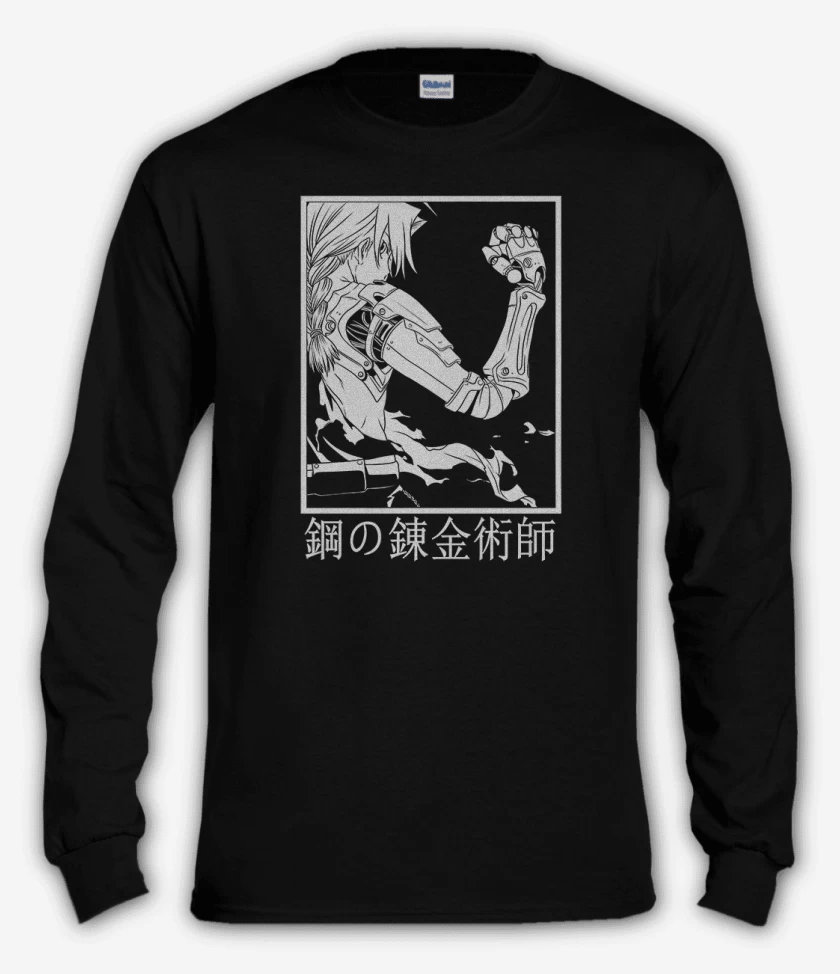 Polera manga larga Negro de FMA BW