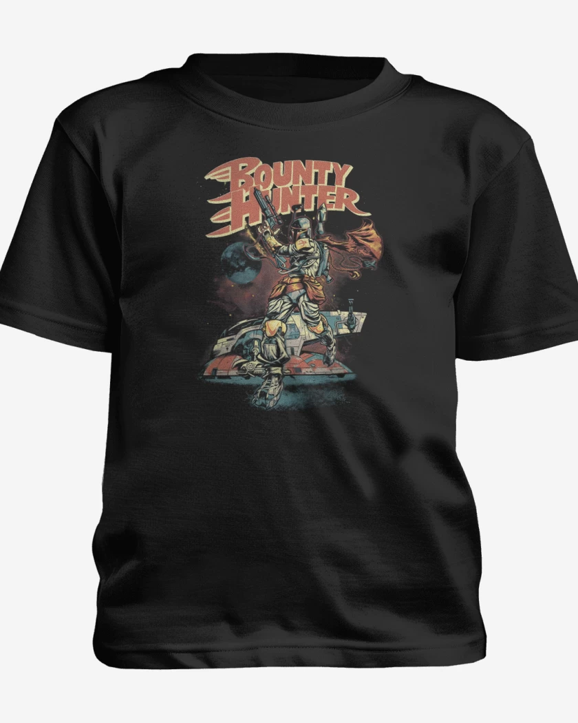 Polera de niño Negro de Bounty Hunter Space