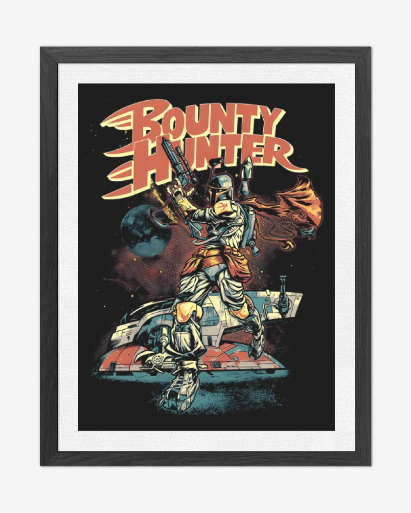 Cuadro decorativo Negro de Bounty Hunter Space
