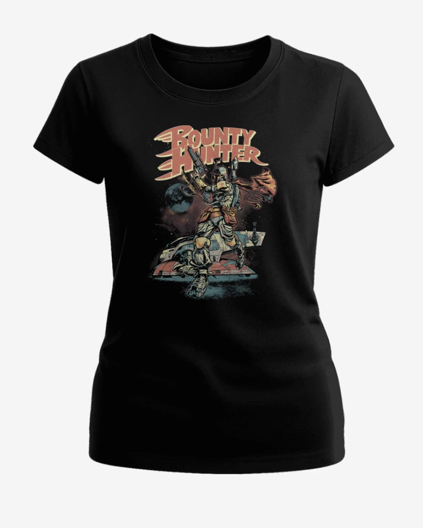 Polera de Mujer Negro de Bounty Hunter Space