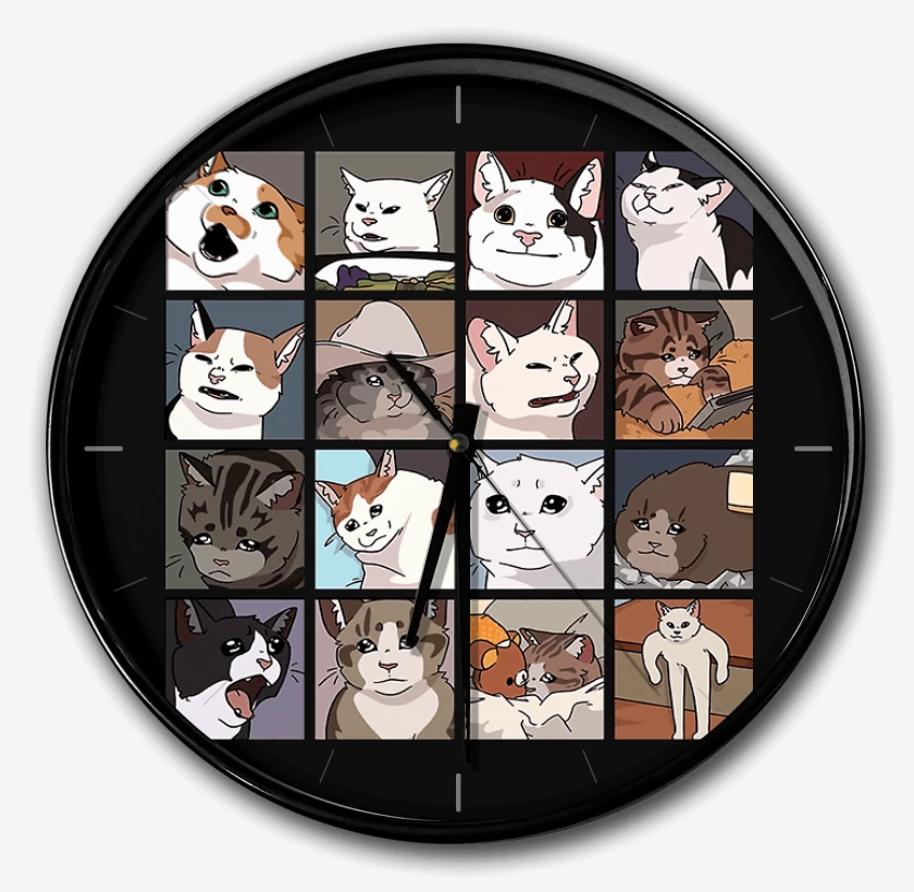 Reloj Gatos memes