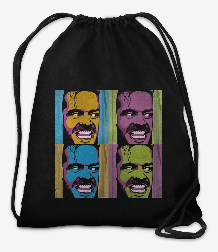 Mochila Negro de Johnny Johnny Johnny Johnny