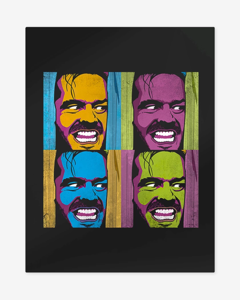 Print metalico Negro de Johnny Johnny Johnny Johnny