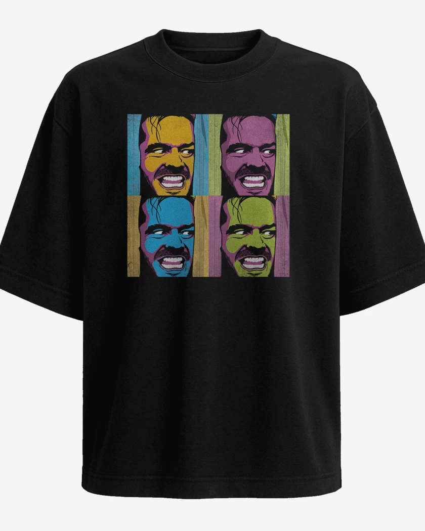 Polera Oversize Negro de Johnny Johnny Johnny Johnny