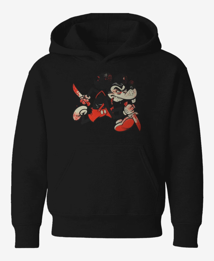 Poleron de niño Negro de Murder Mouse 