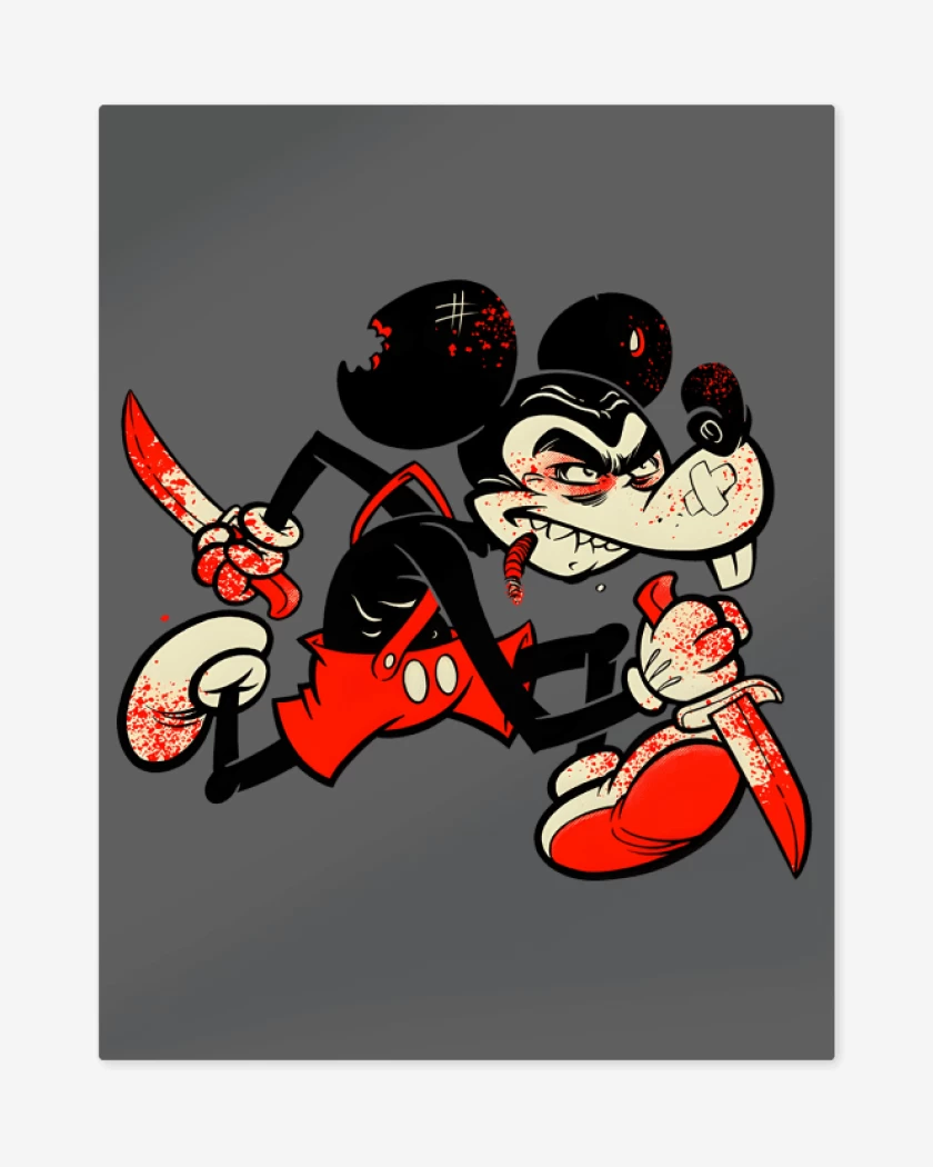 Print metalico Carbon de Murder Mouse 