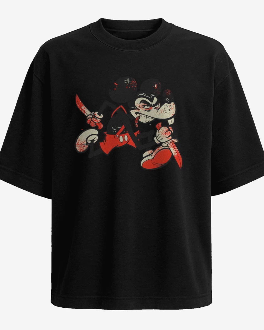 Polera Oversize Murder Mouse 