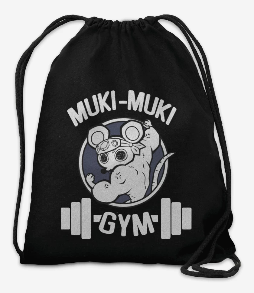 Mochila Negro de Muki-Muki GYM