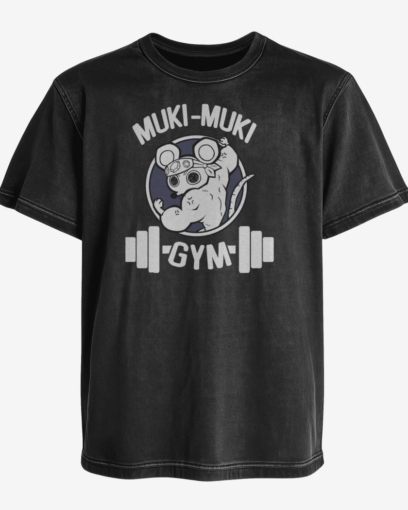 Polera desgastada Muki-Muki GYM