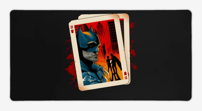 Mouse pad Gamer Negro de As de Batman