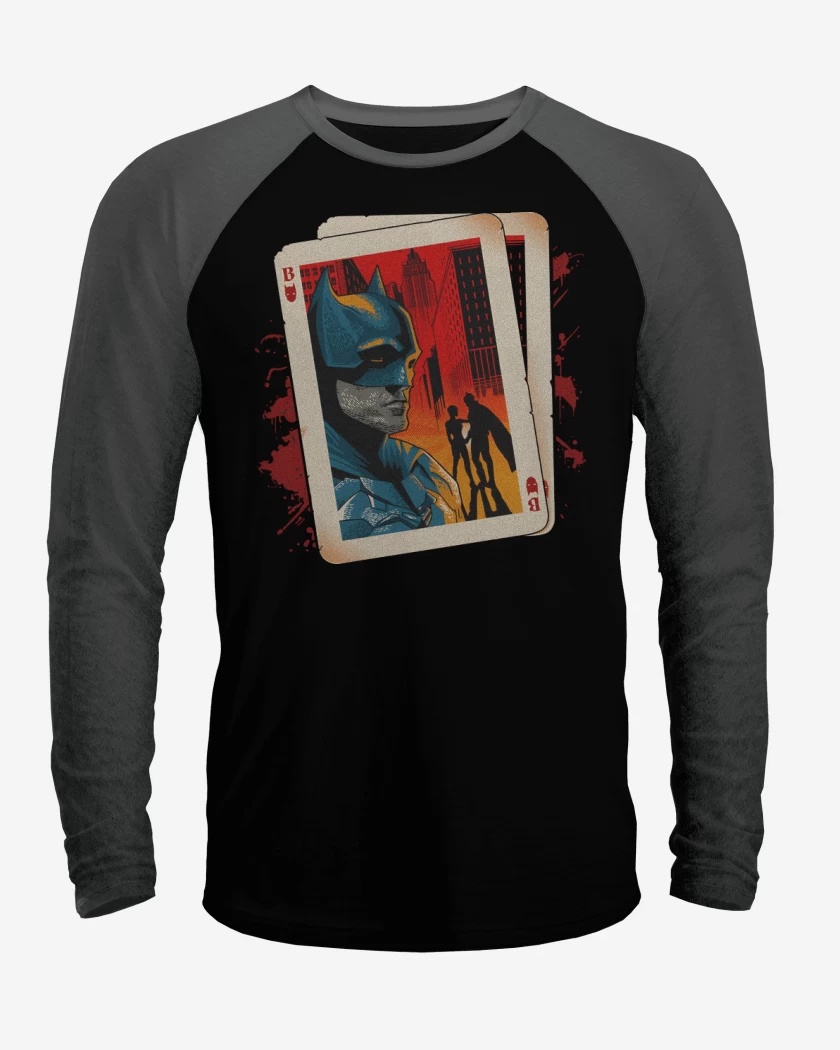 Polera Raglan As de Batman