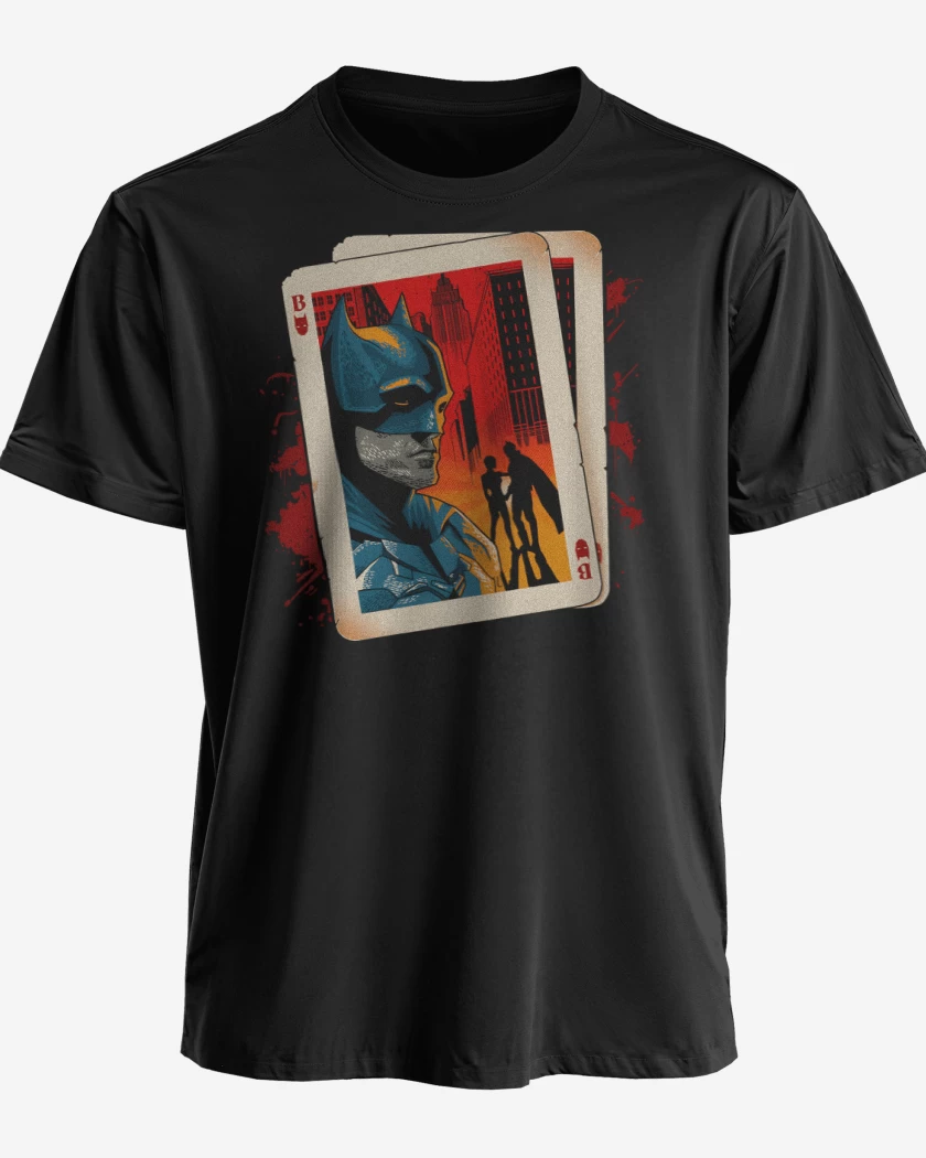 Polera premium Negro de As de Batman