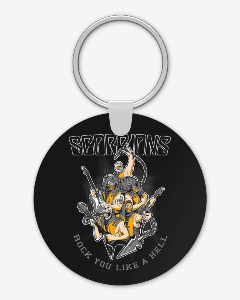 Llavero Negro de Scorpions