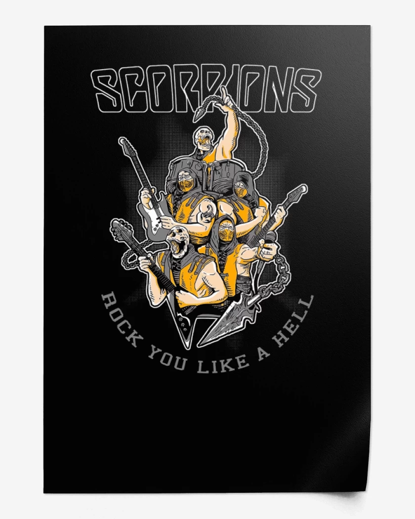 Print Scorpions