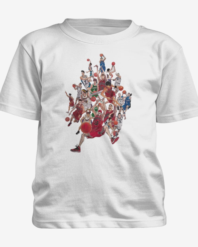 Polera de niño Blanco de Slam dunk 3