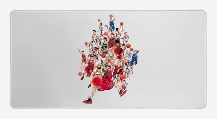 Mouse pad Gamer Blanco de Slam dunk 3