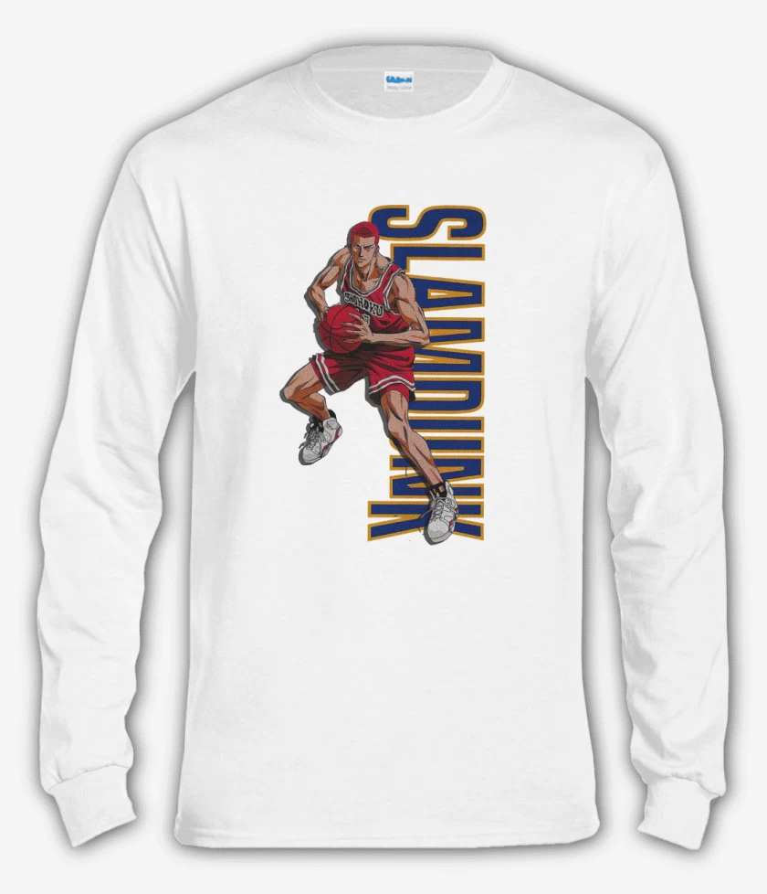 Polera manga larga Blanco de Sakuragi 2