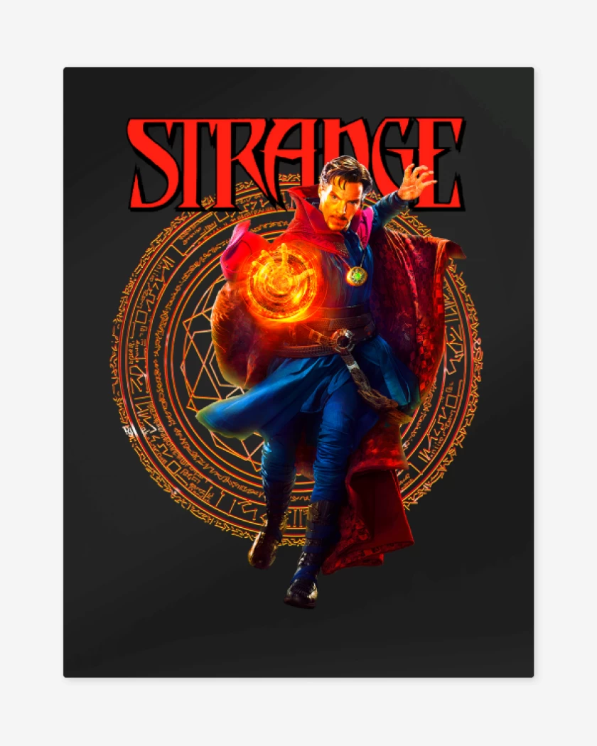 Print metalico Negro de Strange